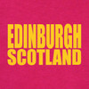 Edinburgh Scotland (Yellow) Kids Hoodie