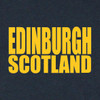 Edinburgh Scotland (Yellow) Kids Hoodie