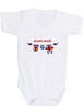 England Washing Line Baby S/Sl Bodysuit