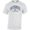 Inverness Scotland Saltire Harvard Style T-Shirt