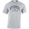 Inverness Scotland Saltire Harvard Style T-Shirt