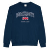 Bournemouth Union Jack Flag England Harvard Style Sweatshirt