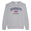 Bournemouth Union Jack Flag England Harvard Style Sweatshirt