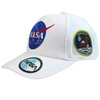 NASA005AC-WH NASA Embroidered Apollo 11 White Baseball Cap