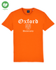 Organic Oxford University 'Old' light print t-shirt