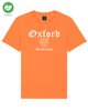 Organic Oxford University 'Old' light print t-shirt