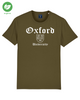 Organic Oxford University 'Old' light print t-shirt