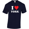 (LP)#I Love York (White) T-Shirt