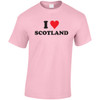 (DP)#I love Scotland (Black) T-Shirt