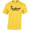 (DP)#Fancy Scotland Text (Black) T-Shirt