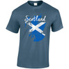 (LP)#Scotland Saltire Map T-Shirt