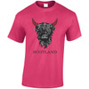 (DP)#Scotland Tartan Highland Cow T-Shirt