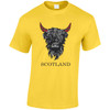 (DP)#Scotland Tartan Highland Cow T-Shirt