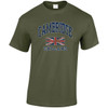 (LP)#Distressed Cambridge Union Jack Havard T-Shirt