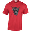 (DP)#Tartan Highland Cow T-Shirt