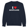 I Love Scotland (White) Sweatshirt