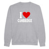 I Love Cambridge (White) Sweatshirt