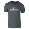 I Love Scotland (White) Kids T-Shirt