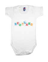 Scotland Building Blocks Baby S/Sl Bodysuit