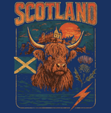 Retro Band Scotland - Adults Hood