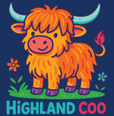 Highland Coo Cute - Adult T-shirt