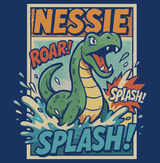 Nessie Poster - Splash - Adult T-shirt