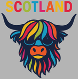 Multi-Coloured Cow Icon Adult Hood