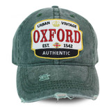 CNV9000-FOR Oxford Urban Vintage Emb Badge cap, Forest Green