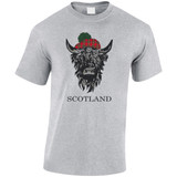 Highland Cow with Hat T-shirt