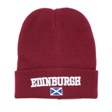 Edinburgh 3D EMB Beanie Maroon