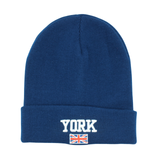 York 3D Emb Beanie - Ink Blue