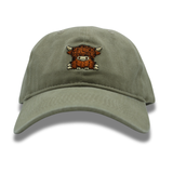 Vintage Shaggy Highland Cow - Vintage Light Khaki