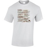 (DP)#London England Repeated T-Shirt