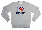 I Love London Union Jack Heart Sweatshirt