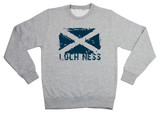 Distressed Loch Ness Saltire Sweatshirt