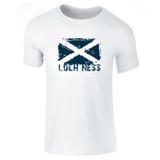 Distressed Loch Ness Saltire Kids T-Shirt