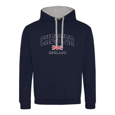 Chester Harvard with Union Jack Contrast Hoodie