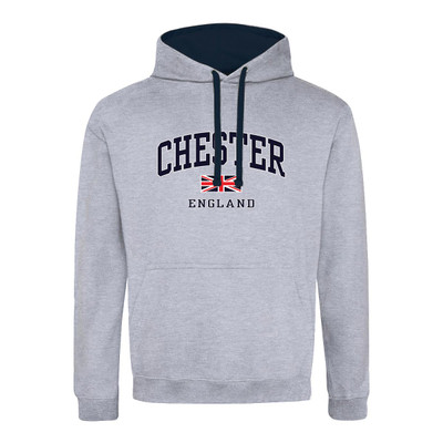 Chester Harvard with Union Jack Contrast Hoodie