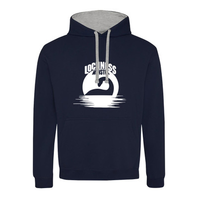 Loch Ness Monster Circle Contrast Hoodie