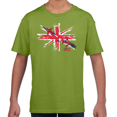 Official Red Arrows Union Jack Paint Kids T-Shirt