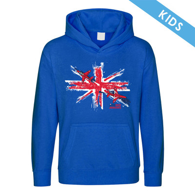 Official Red Arrows Union Jack Paint Kids Hoodie