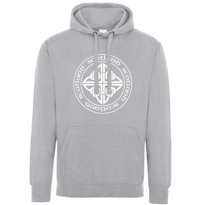 Scotland White Celtic Diamond Hoodie