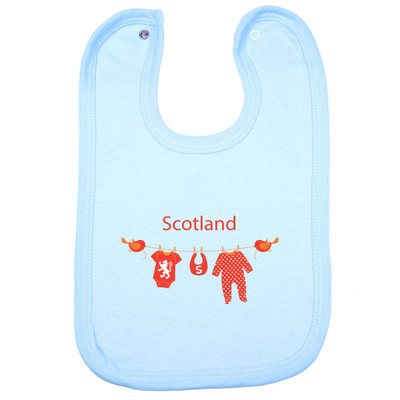 Scotland clothes hanger Baby Bib