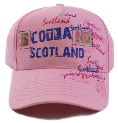 C3012E-PI Scotland Printed Text - Pink