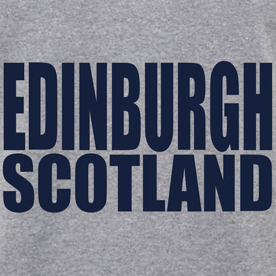 Edinburgh large block Navy Sweatshirt