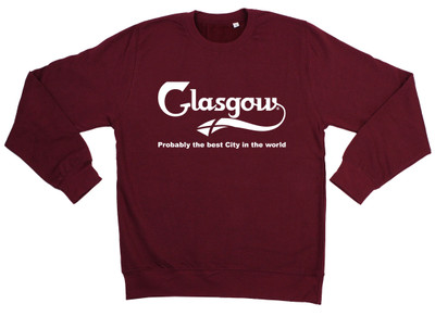 Glasgow Prob best City (White)   Sweatshirt