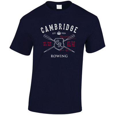 Cambridge Rowing Oars Shield  Adult T-Shirt