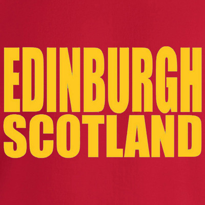 Edinburgh Scotland (Yellow) Kids Sweatshirt