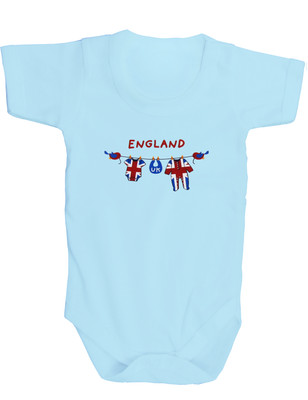 England Washing Line Baby S/Sl Bodysuit