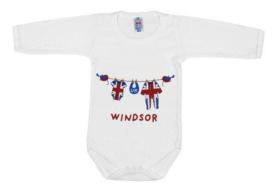 Windsor Washing Line Baby L/Sl Bodysuit